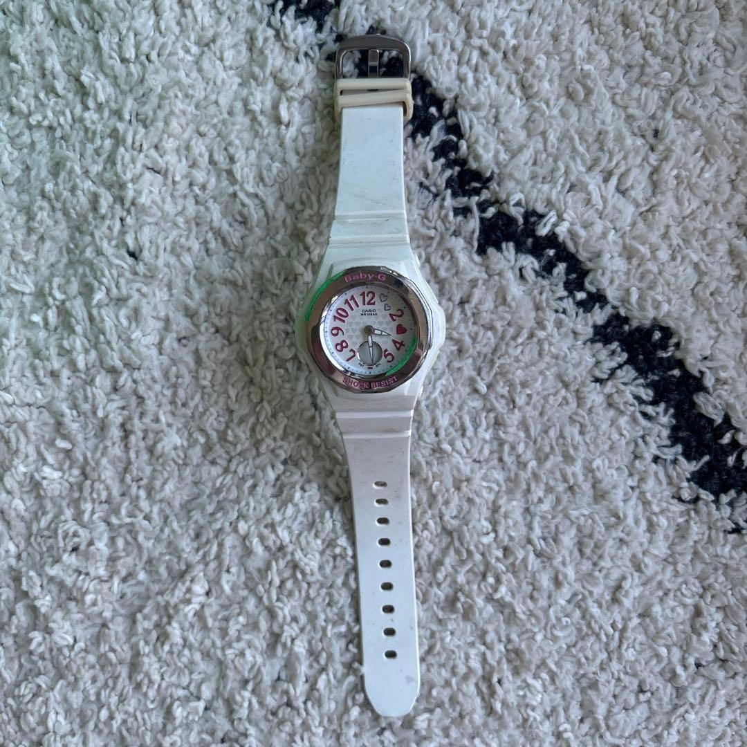 CASIO BABY-G BGA 105 white wristwatch
