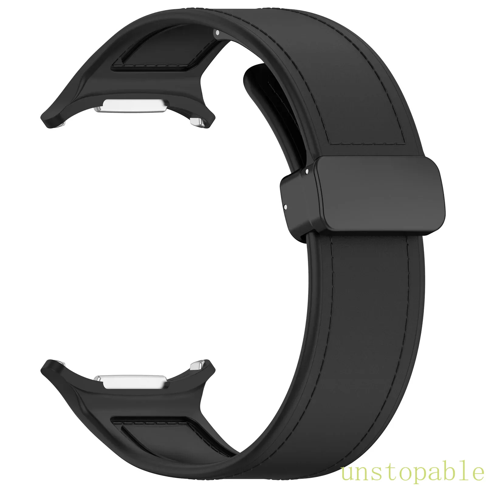 Soft Leather Silicone Strap Band Wristband For Samsung Galaxy Watch 7 Ultra 47mm