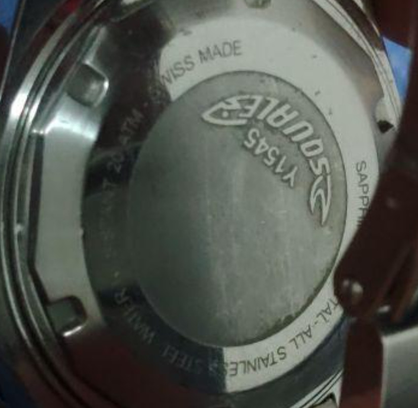 Squale Y1545 Classic 40mm Automatic Watch Black Dial