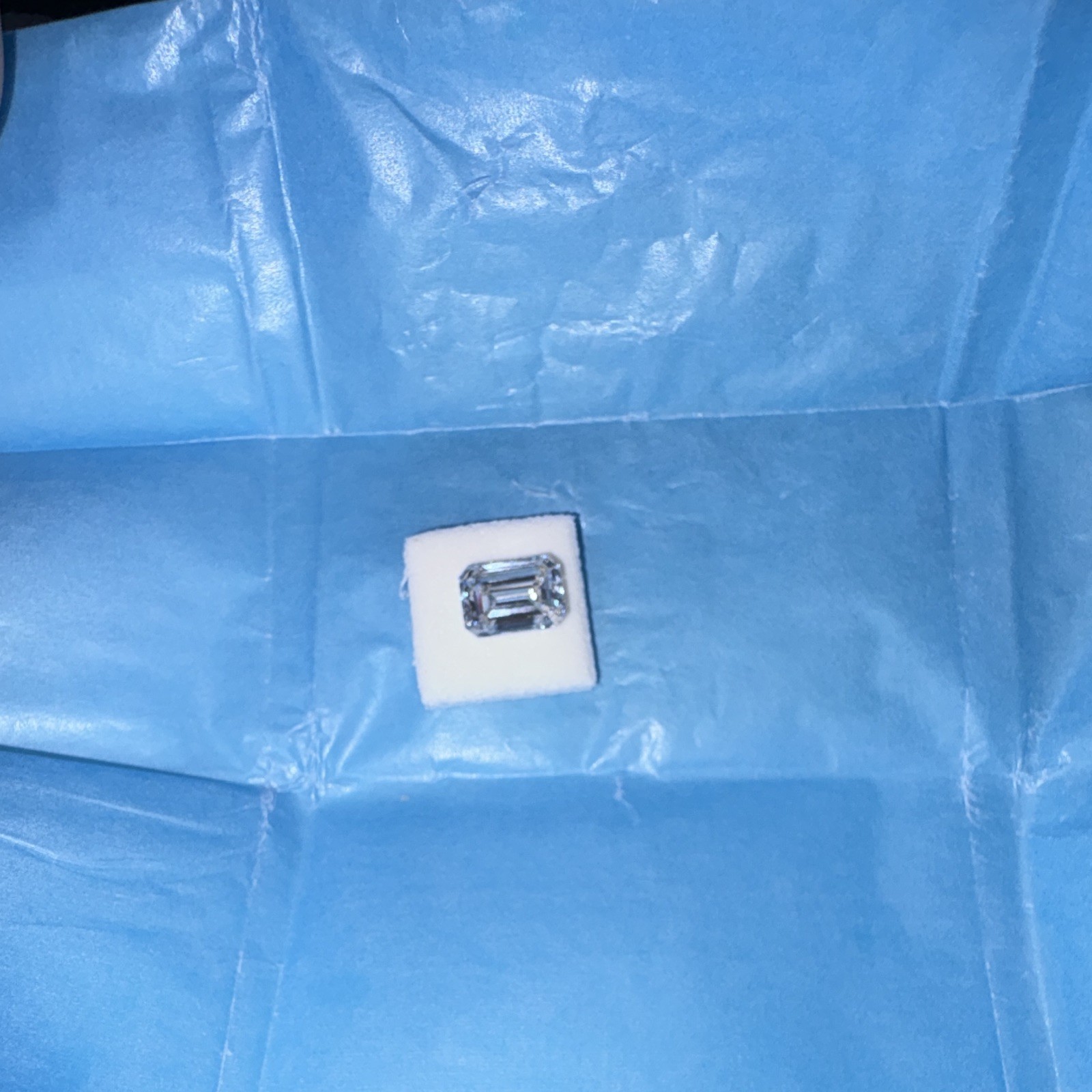 Lab Grown Emerald Cut Diamond 3.09ct E VS2 IGI 9.63×7.00mm LG753505427
