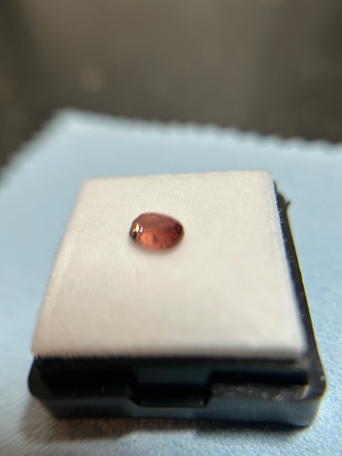 0.80ct Natural Peach Pink Tourmaline – Oval Cut – Untreated