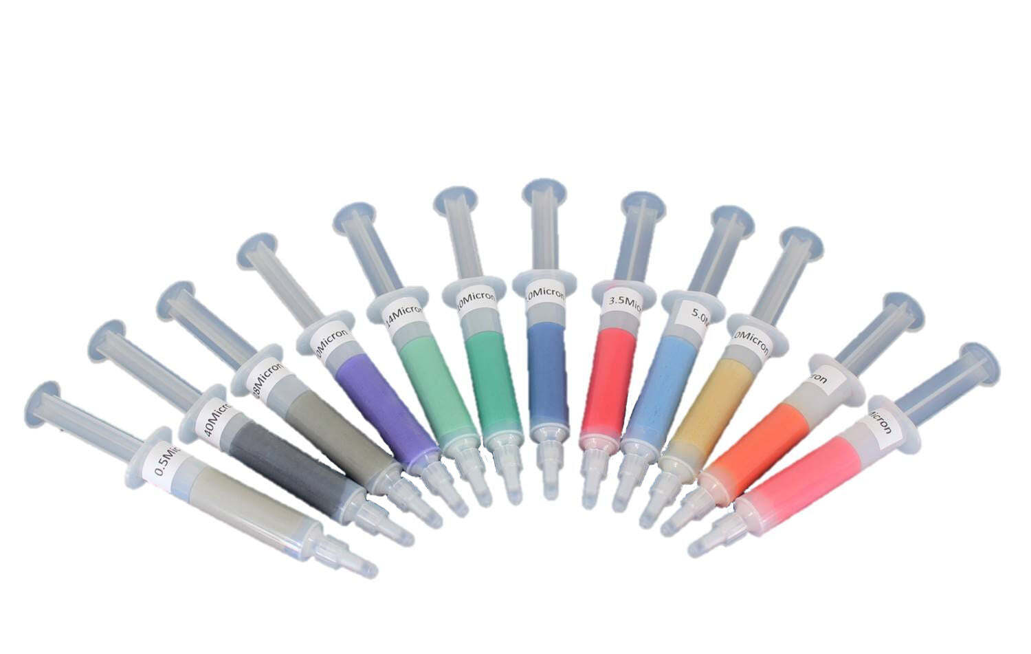 TEMO 0.5-40 Micron #30,000-450 Grit 5g Diamond Lapping Paste Polishing Syringes