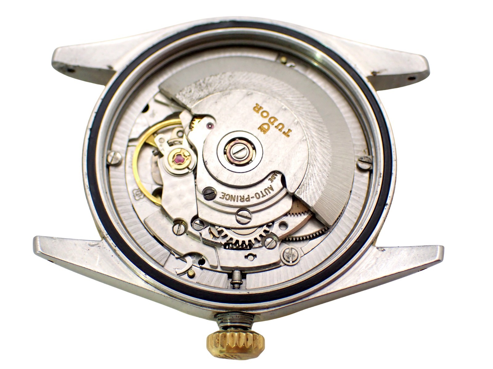 TUDOR Oyster Prince Date + Day Rotor Automatic DayDate Watch Gold Dial 76213