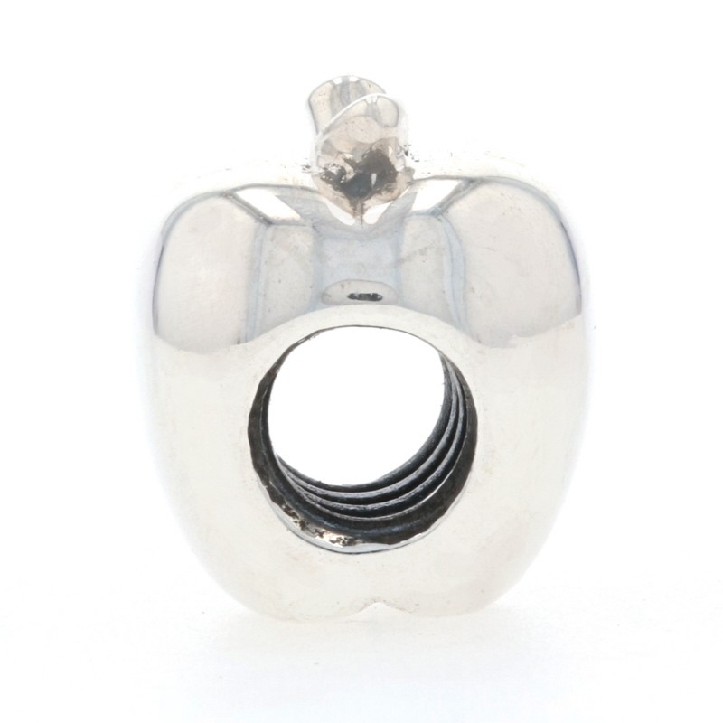 NEW Chamilia Bead Charm – Sterling Silver Apple GF-1