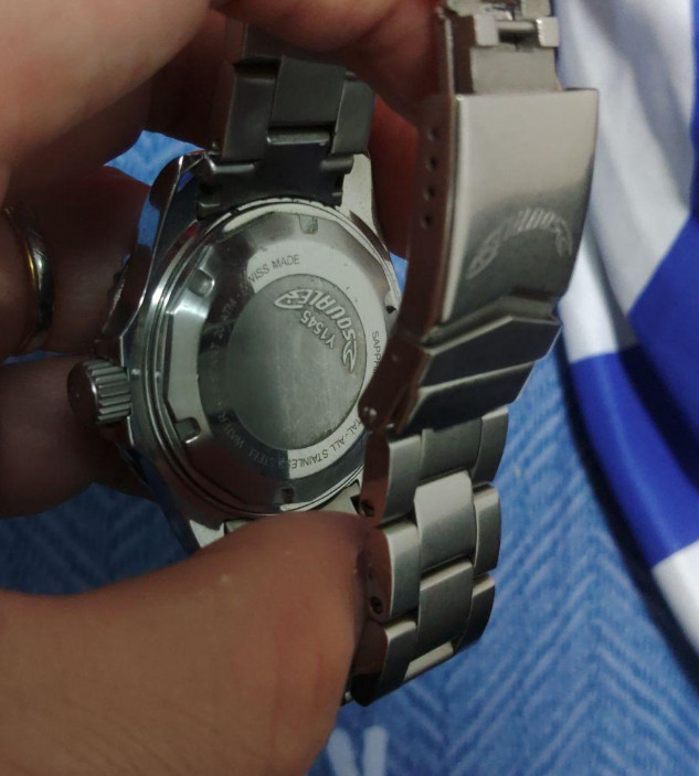 Squale Y1545 Classic 40mm Automatic Watch Black Dial