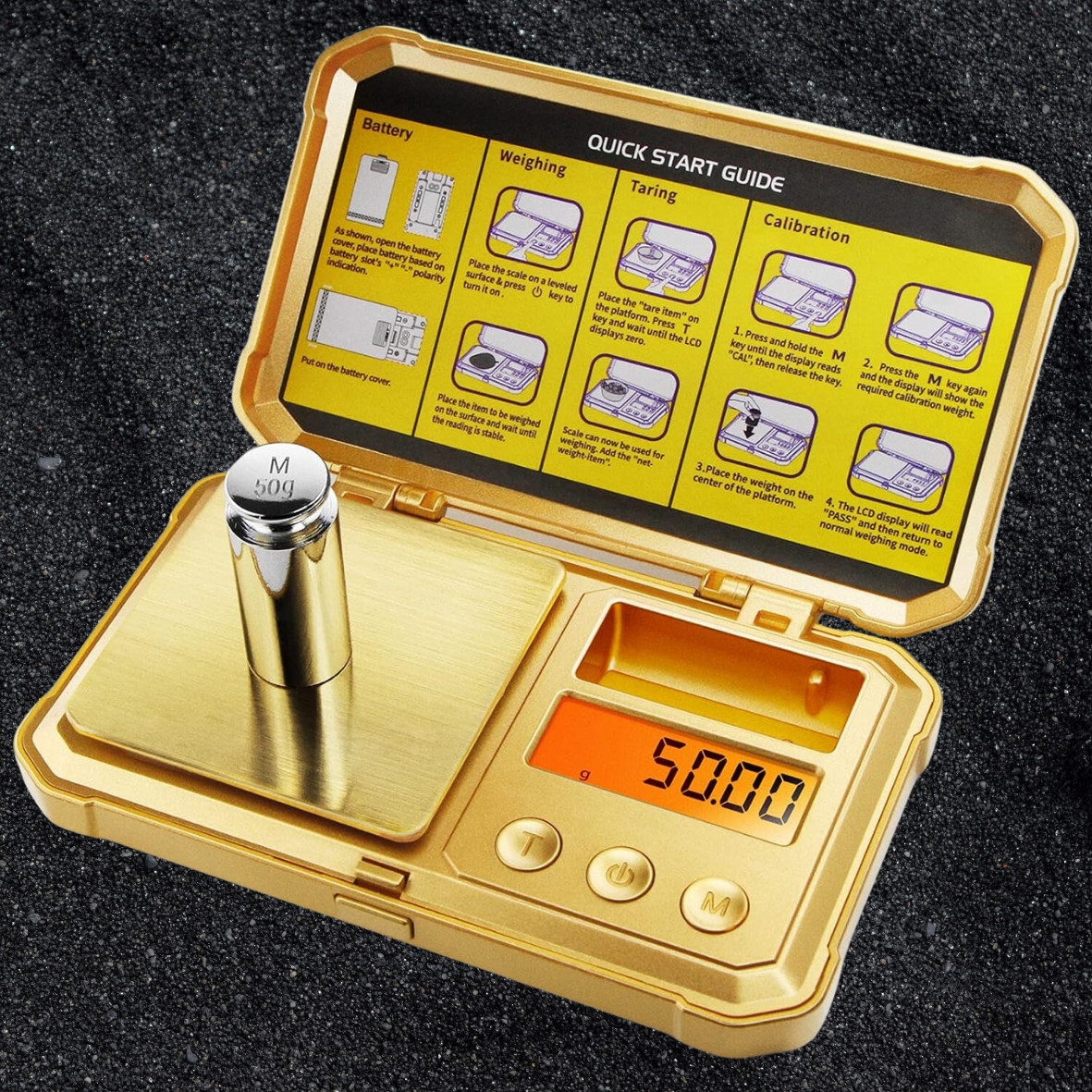 GOLD Fuzion Digital Pocket Scale 200g x 0.01g Jewelry Gram Herb Karat Weight