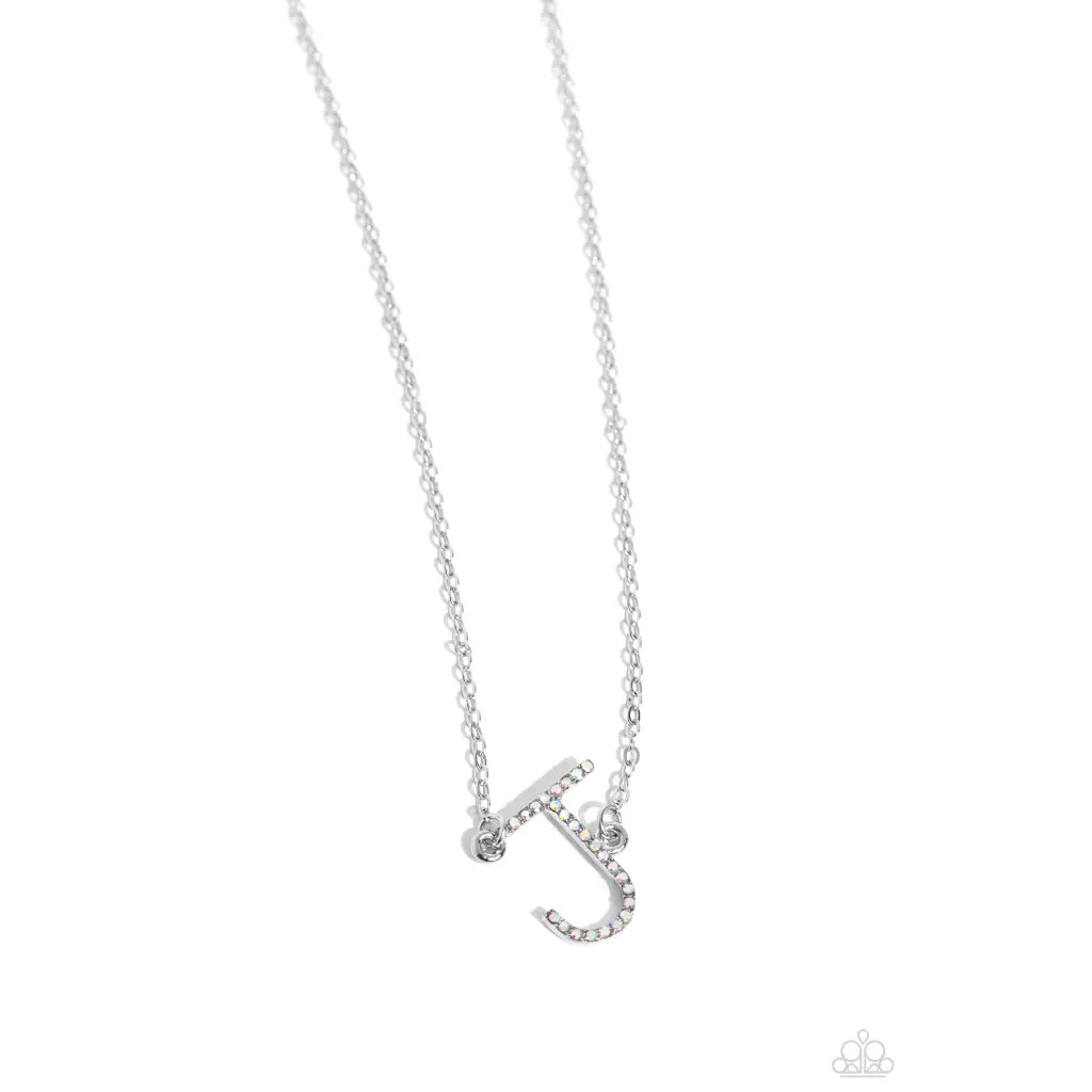 Paparazzi | INITIALLY Yours – J – Multi Necklace