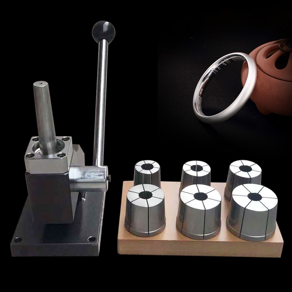 Bangle Bracelet Stretcher Enlarger Machine Jewelry Expander Equipment & 6 Dies