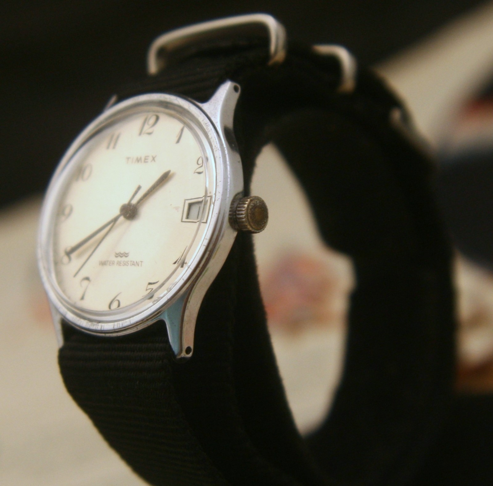 Men’s 1960’s “Old School” basic silver dial Timex manual wind wristwatch, runs