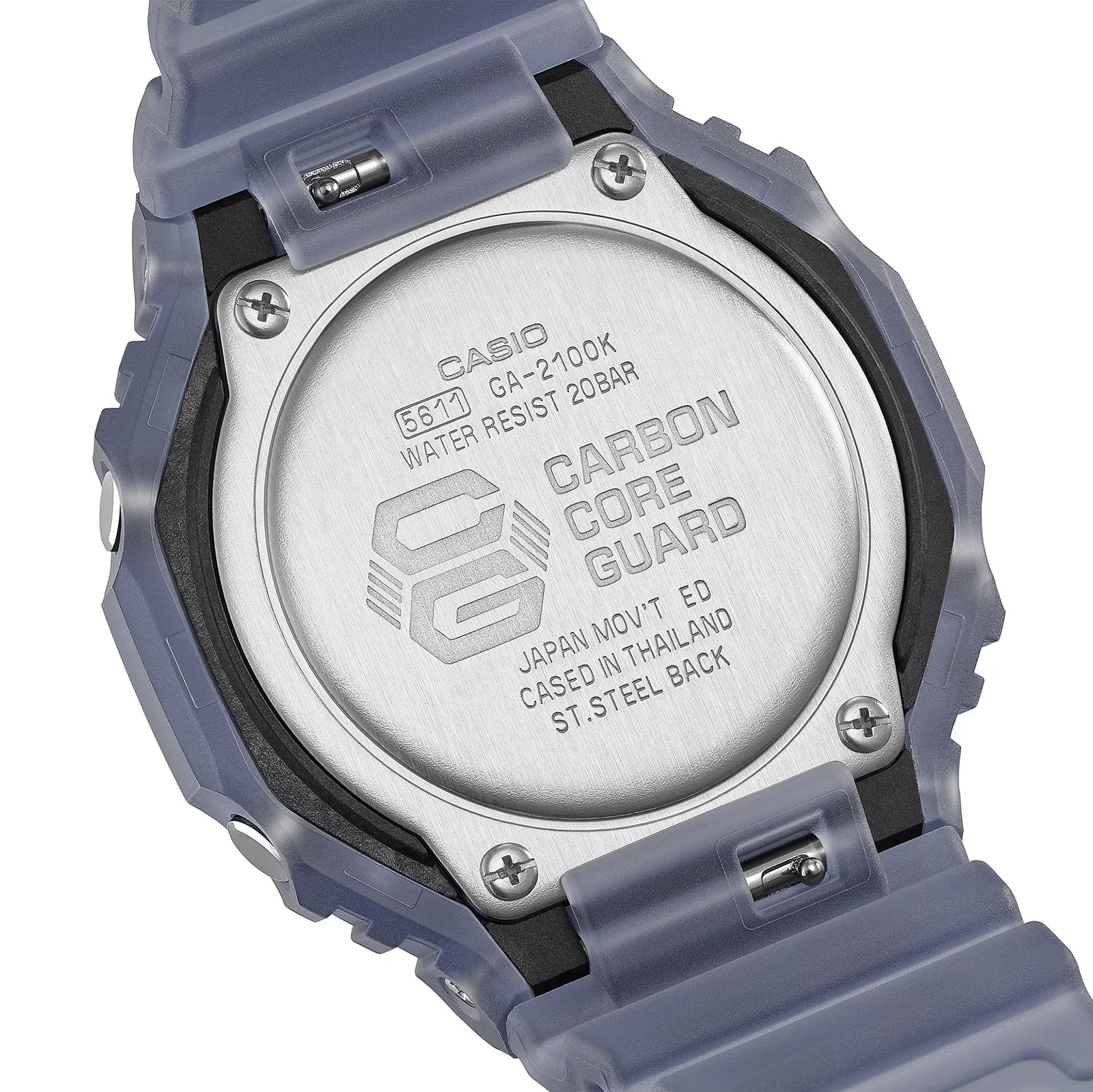 CASIO G SHOCK GA-2100K-2A Men’s Blue Special Color Navy Matte 2100 Series