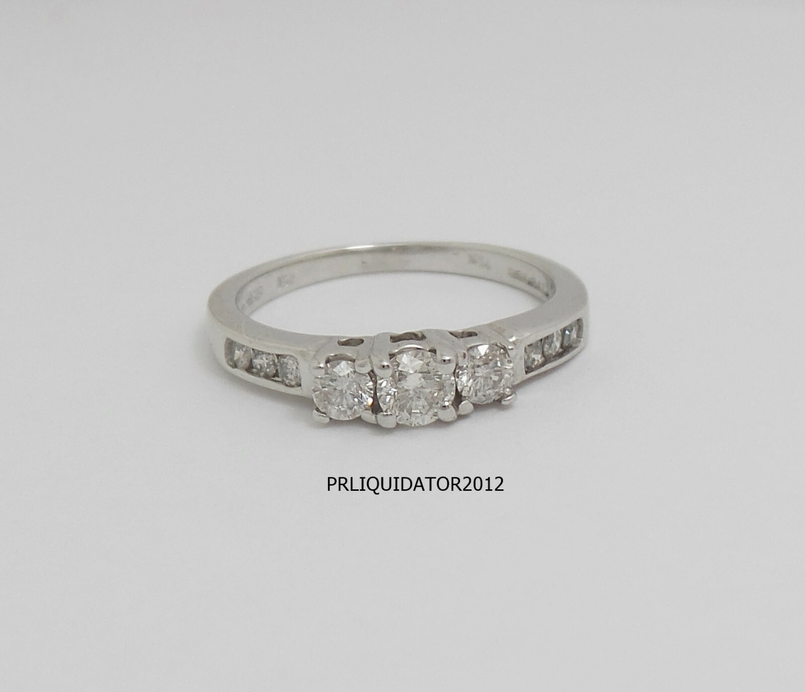 1/2CT Natural Diamond Engagement Anniversary Wedding Ring Band 10K White Gold