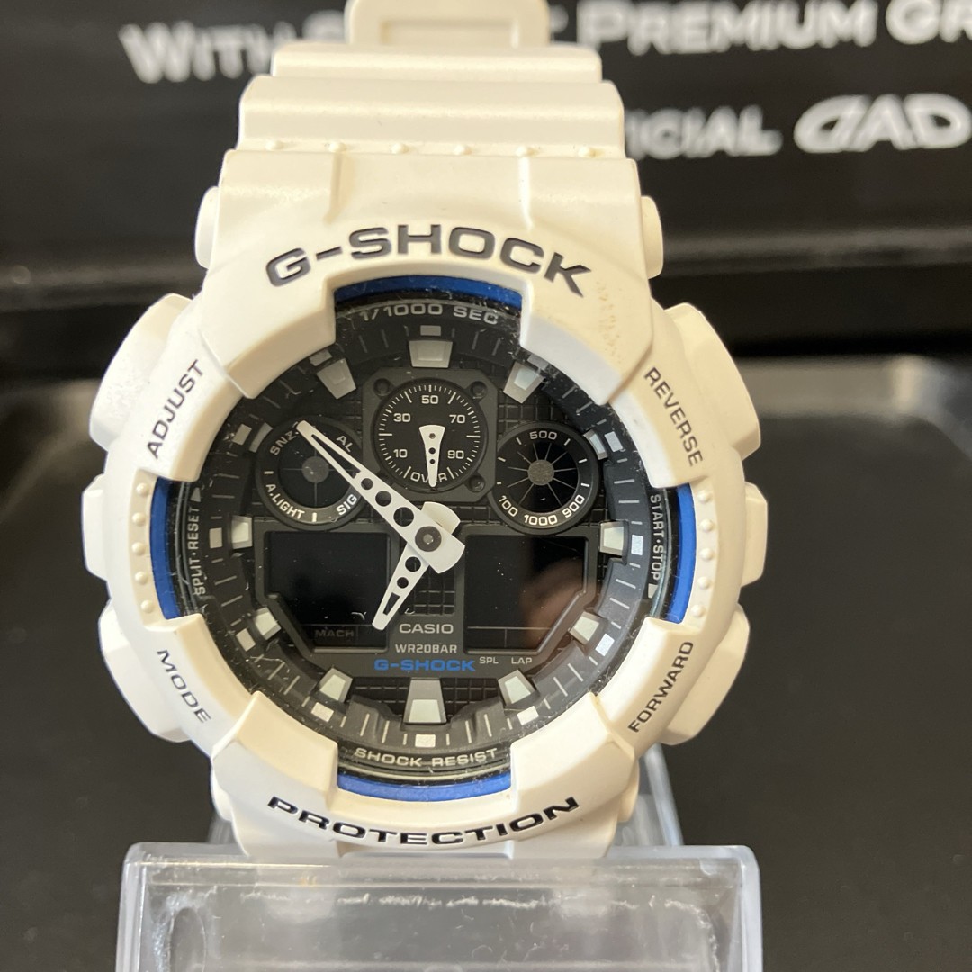 Excellent condition G SHOCK GA 100B White