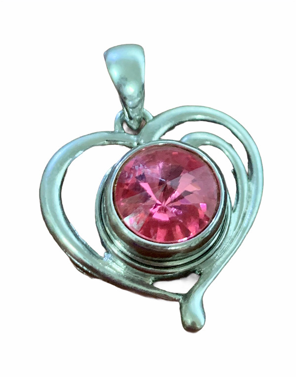 Mini Snap Jewelry Dark Pink Rhinestone Stud fits 12mm Petite Ginger Charm