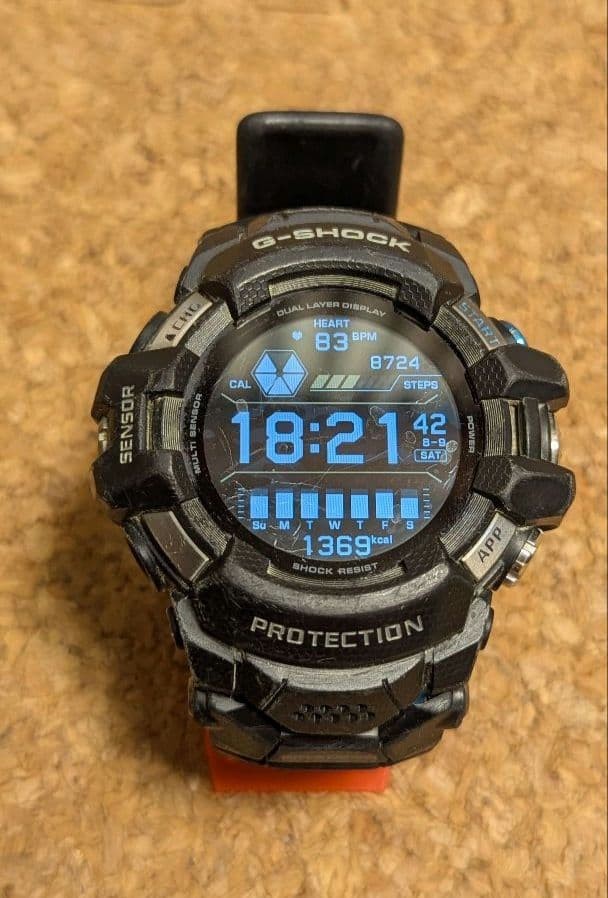 CASIO G-SQUAD GSW-H1000 buckle set of 4