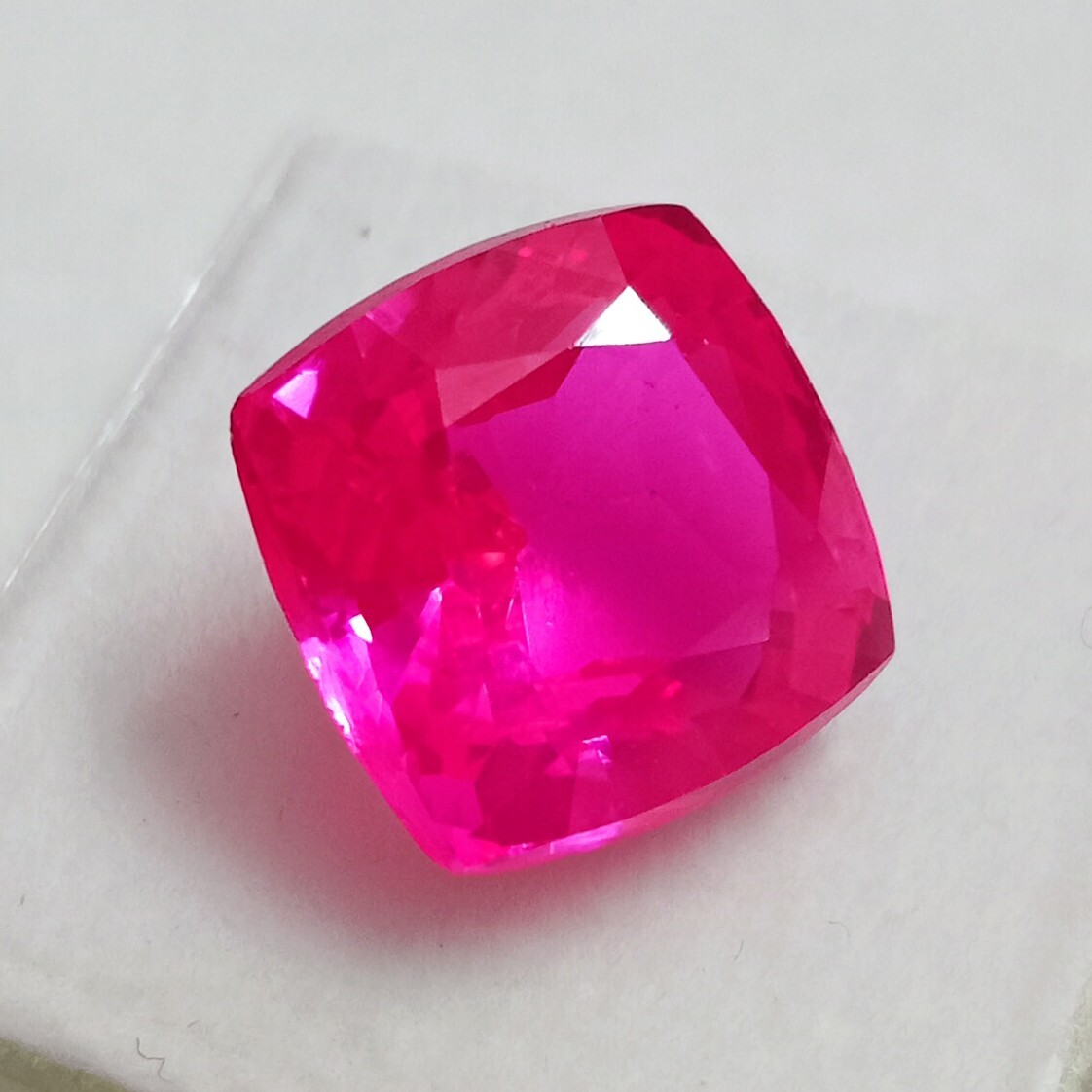 Pink Ruby Cushion Cut 10-12 Ct Mozambique Natural Loose Gemstone EGL Certified