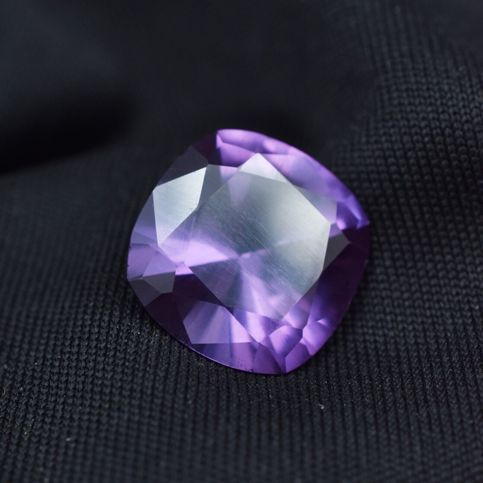 Purple Tanzanite Natural Square Cushion Cut 9.45 Ct CERTIFIED Loose Gemstone