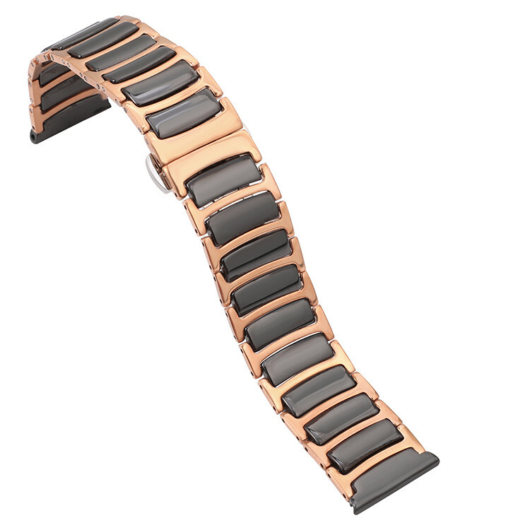 Quick Release Watch Band Strap Stainless Steel with Ceramic Bracelet 16 18 20 22