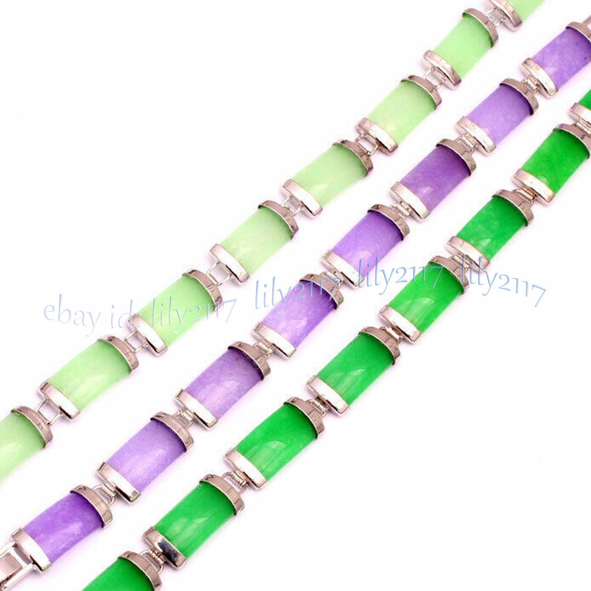 Stunning Natural Jade Bracelet Fortune Women Lucky Bangle Gemstone Jewelry Gifts