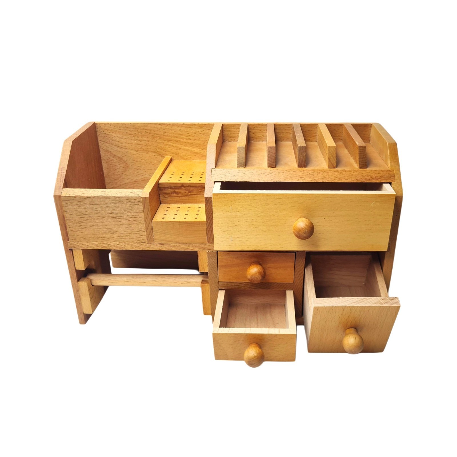 Jewelers Bench Top Tool Organizer Storage – Jewelry Shelf Drawers Compartment