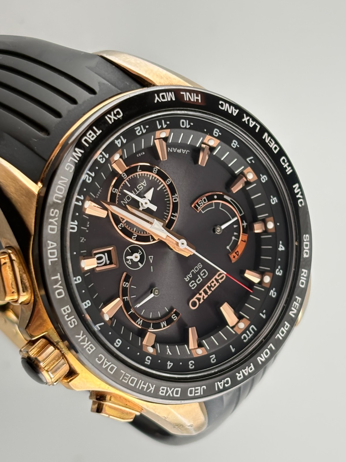 [W/Box & Paper] SEIKO Astron SBXB055 8X53-0AC0 GPS Solar Radio Men’s Watch