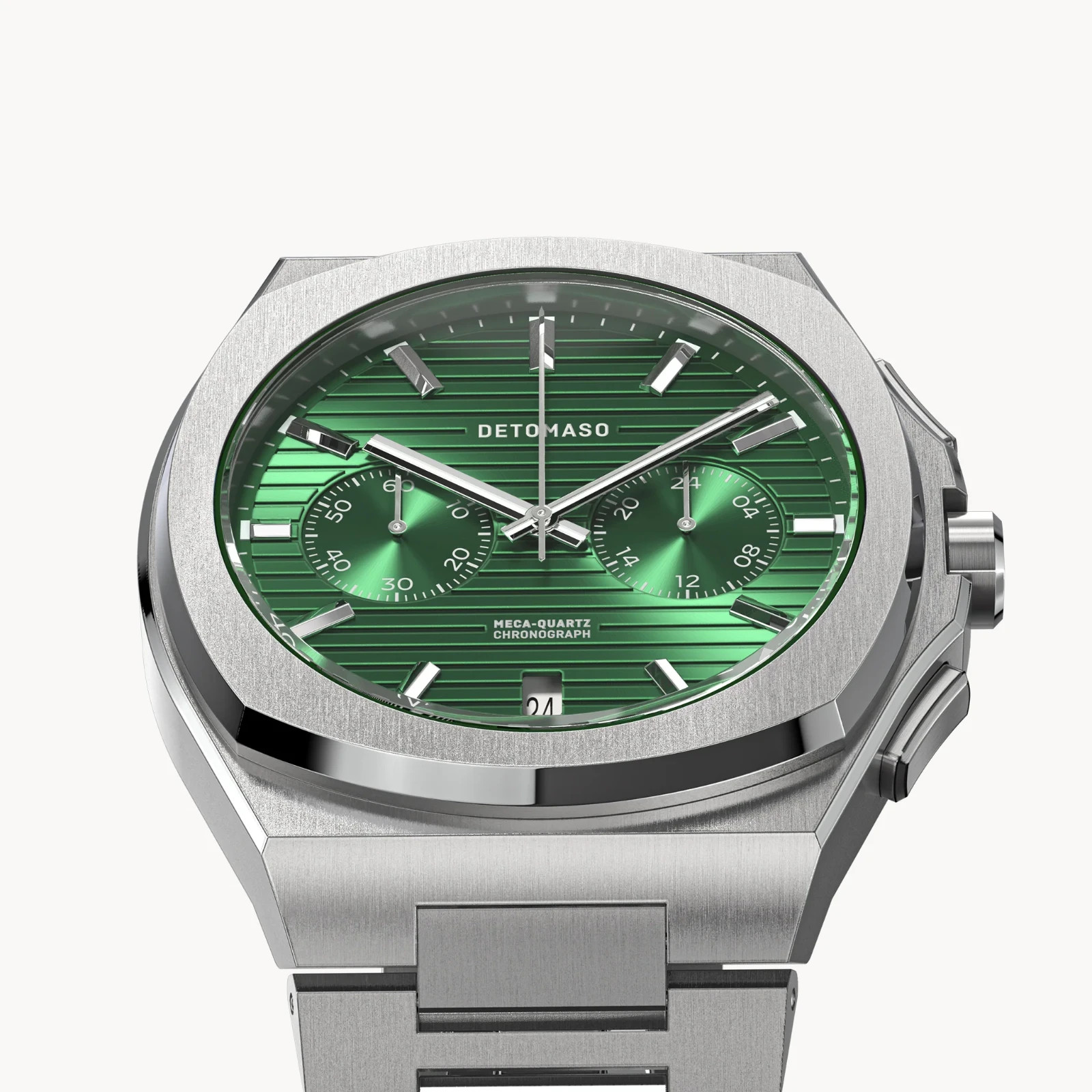 DETOMASO VOLTRE CHRONOGRAPH FIRST EDITION GREEN 42mm MSRP $299 🔥NEW🔥
