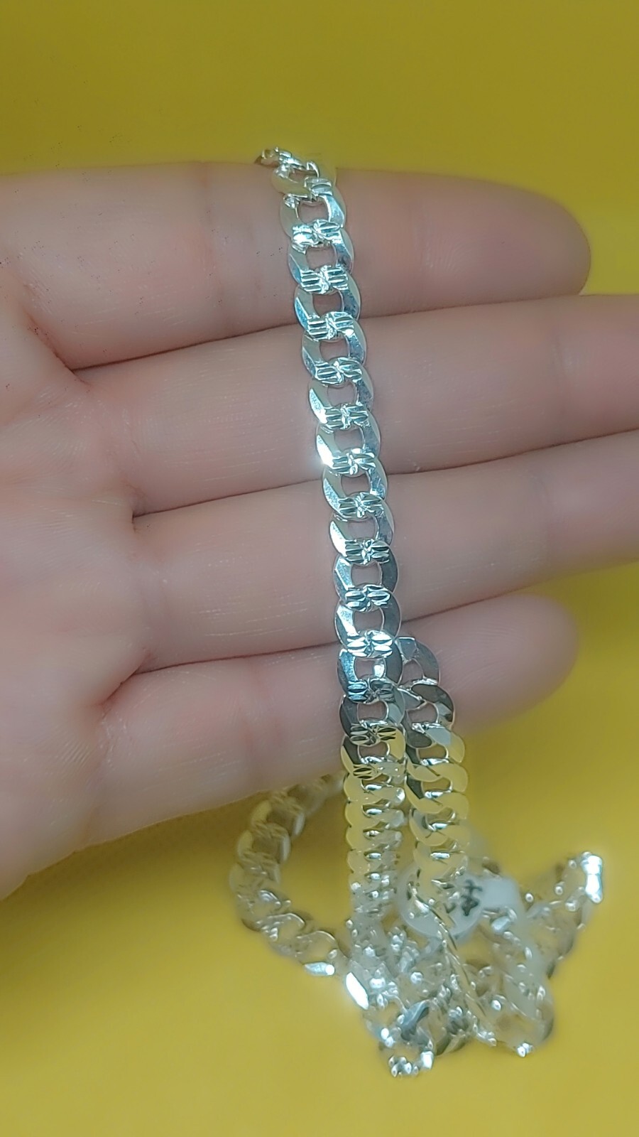cadena de plata 925 para hombre italiana