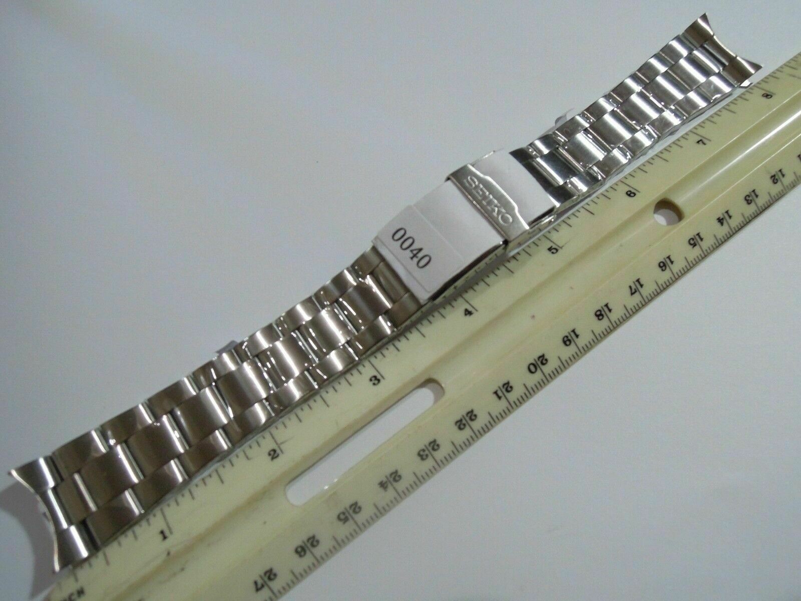 NEW 22MM STAINLESS OYSTER FOLDED BRACELET LARGE DIVERS 10BAR SKX031 (7S26-0040)