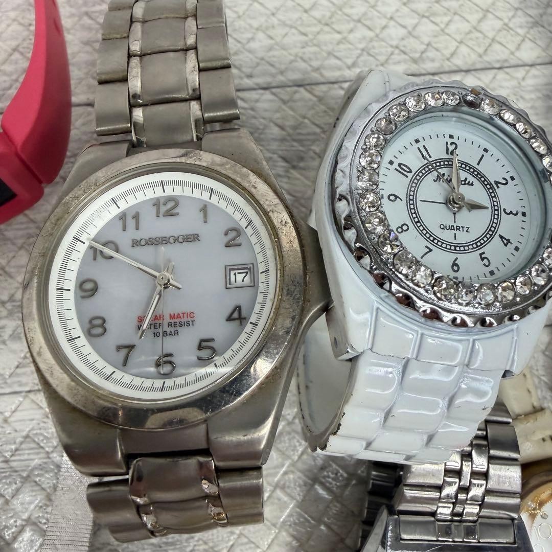 10 non-working watches bundle, management number 9, including Seiko, Citizen, et