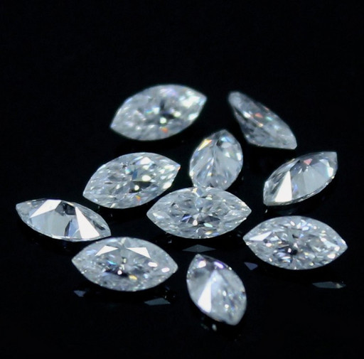 3.5 x 7 mm Marquise Cut Loose CVD Diamond 10 Pcs Lot Lab-Grown 3 Ct Certified