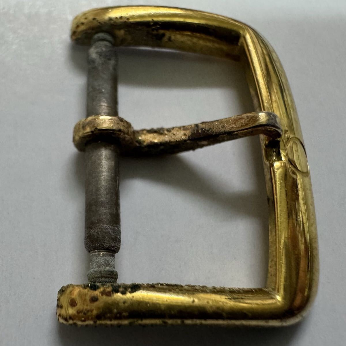 Genuine OMEGA 16mm Buckle Gold Plated Pin Buckle Watch Part GP #147