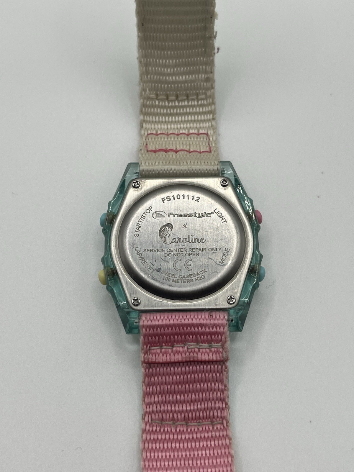 Shark Freestyle Caroline Marks Signature Shark Leashstrap Wrist Watch & Timer