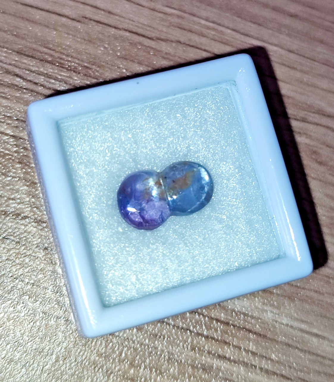 Natural Star Sapphire 2.80ct Two-Tone Purple gray | Unique Shape | Unheated