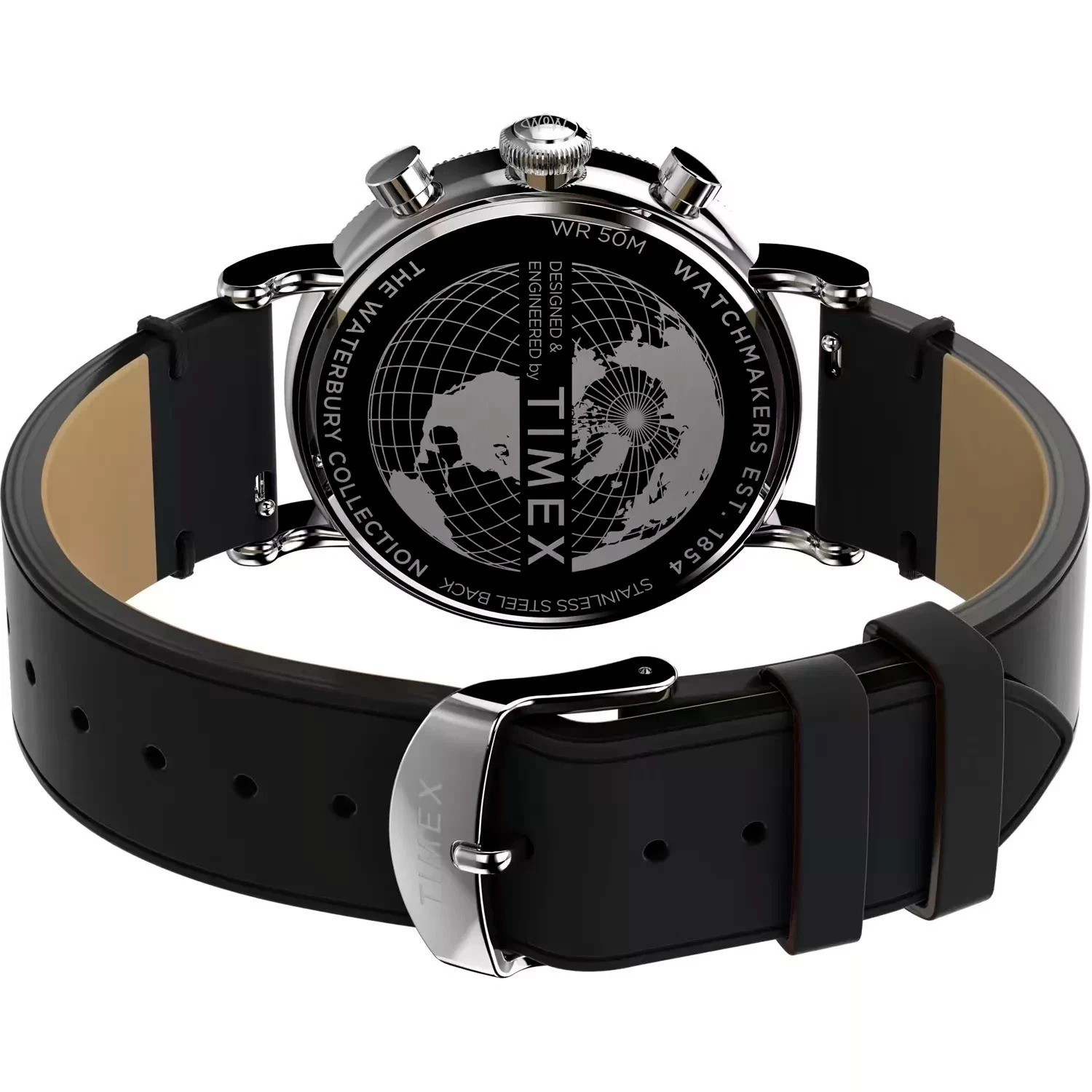 New Timex Standard Chronograph Black Men’s Watch TW2W20600