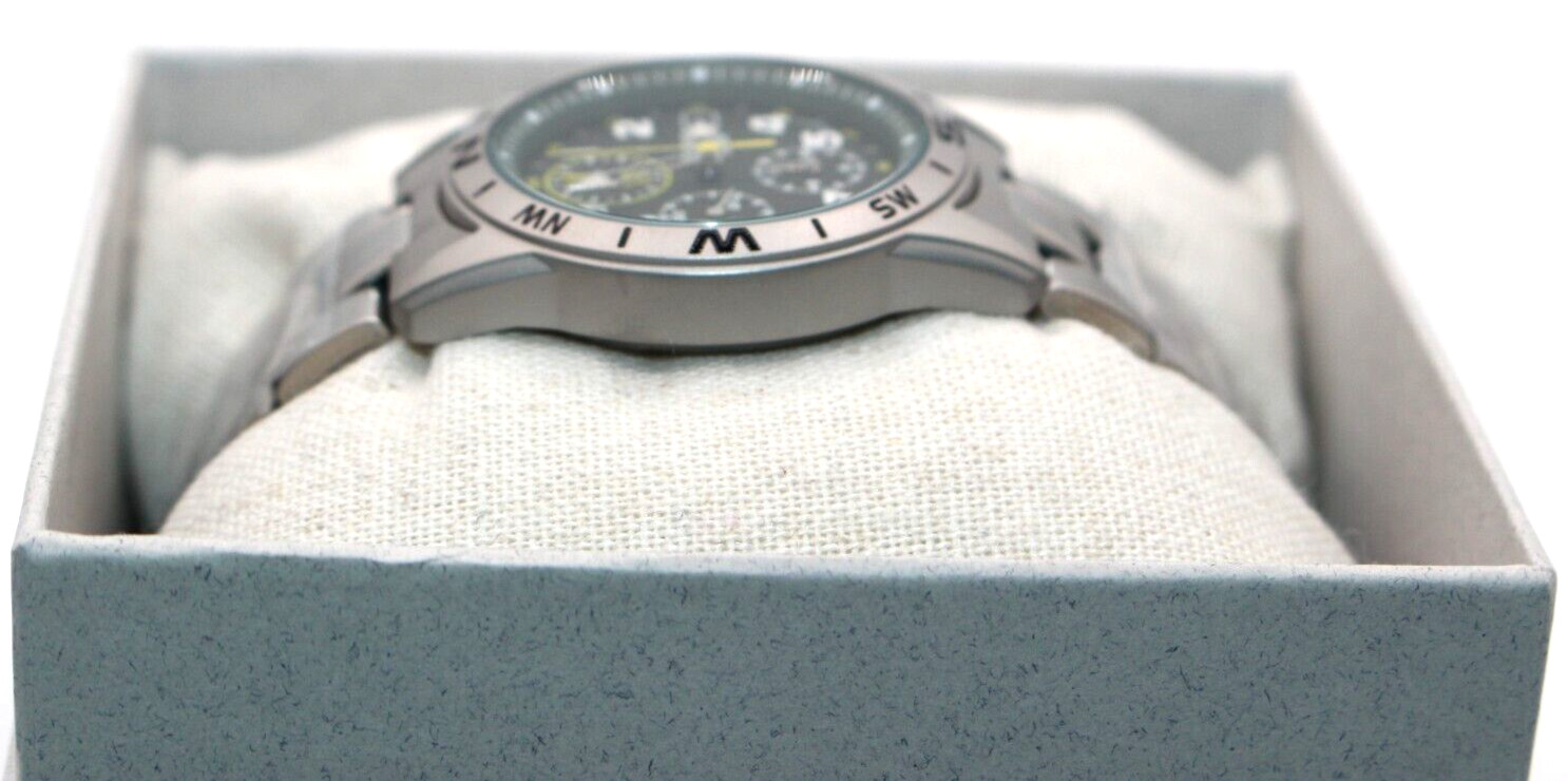 SEIKO SND377P Chronograph Men’s Watch New Green Silver Authentic Military Japan