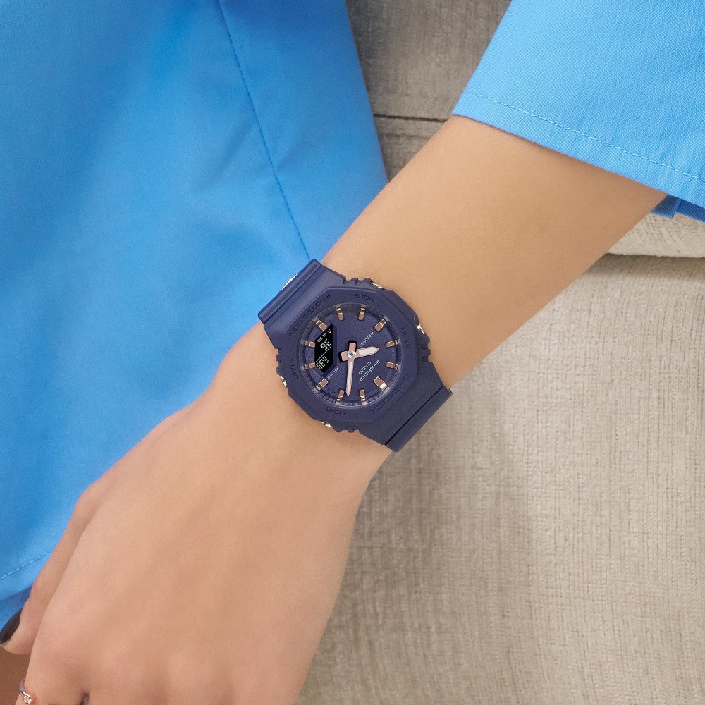 CASIO G Shock ANALOG DIGITAL GMA P2100M 2AJF Navy Dial New Unisex Watch