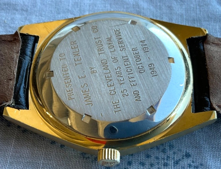 Vintage Zenith Movado Surf Day Date Mens Watch Swiss Fresh Service 36,000 1974