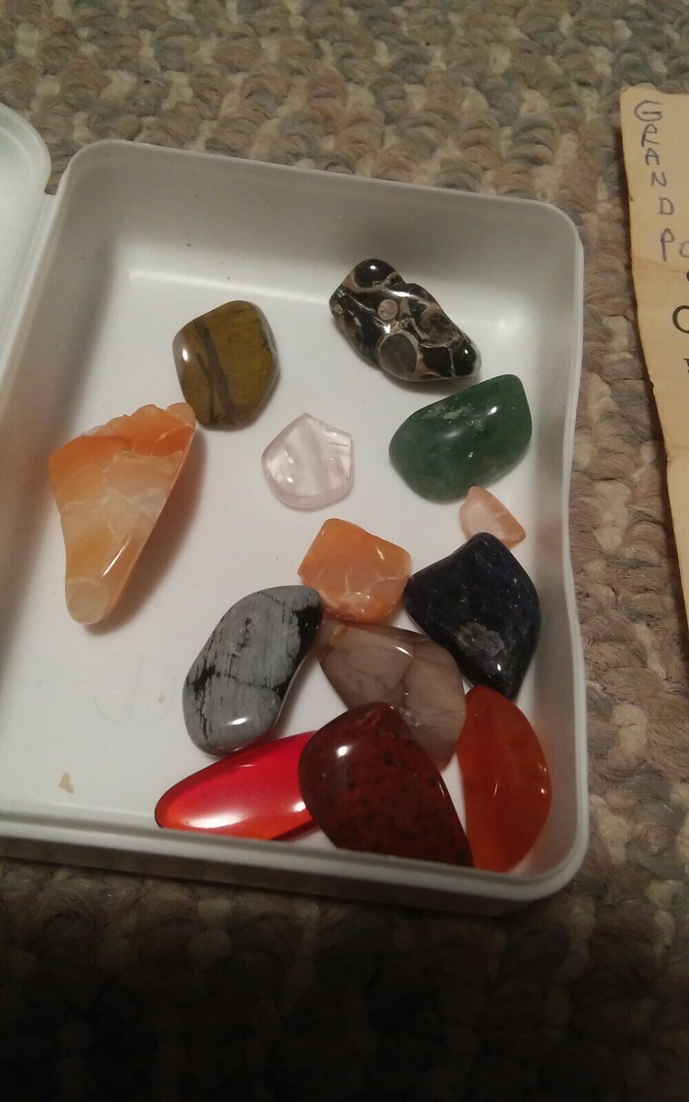 VTG 1969 VIP Products Gem Stones of The World Jade Amethyst