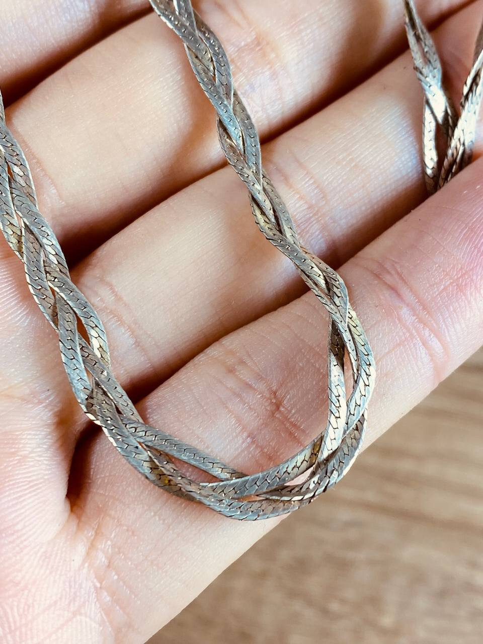 Sterling Silver 925 10.1 gr Cuban Link Chain Necklace 25cm