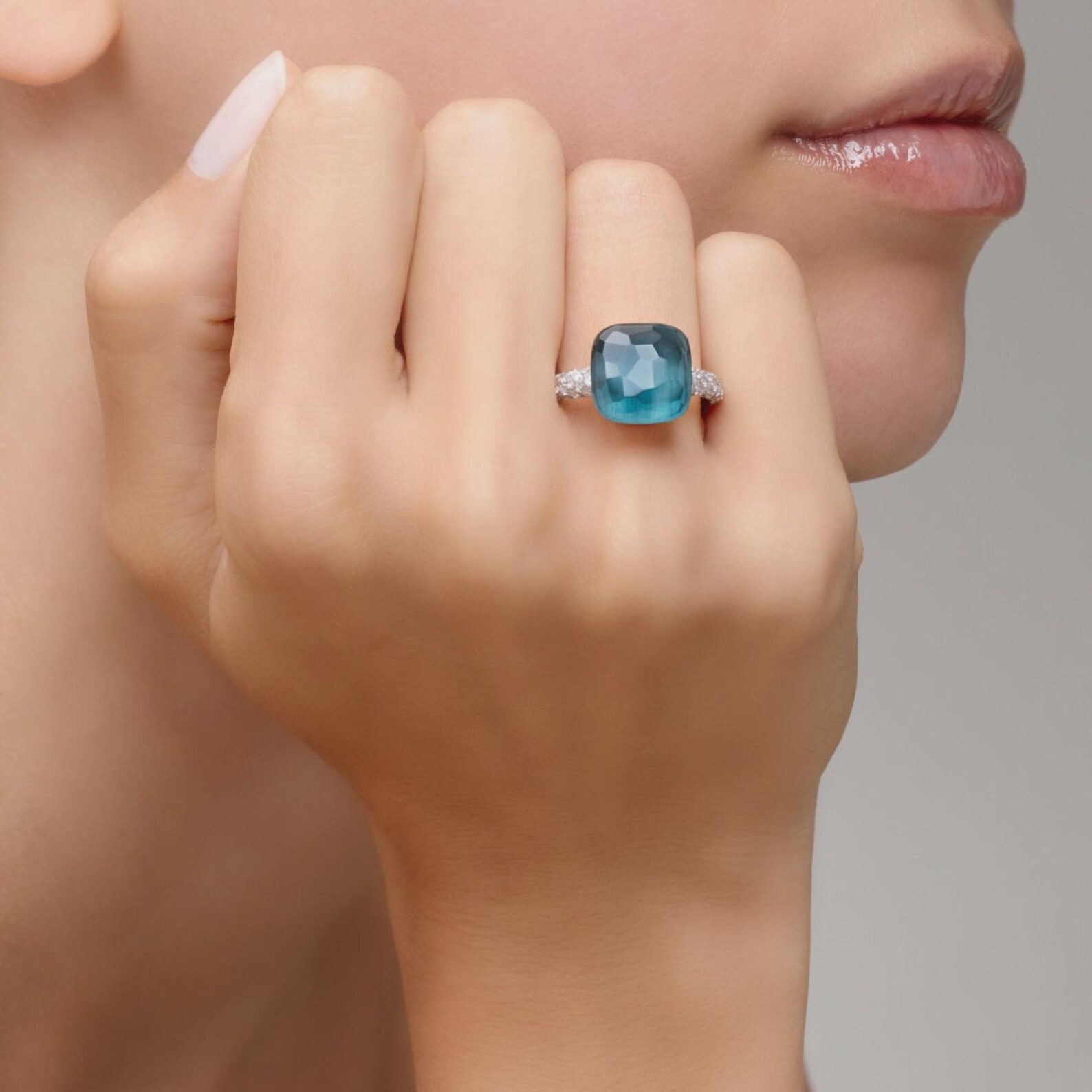 Lab Grown Blue Topaz