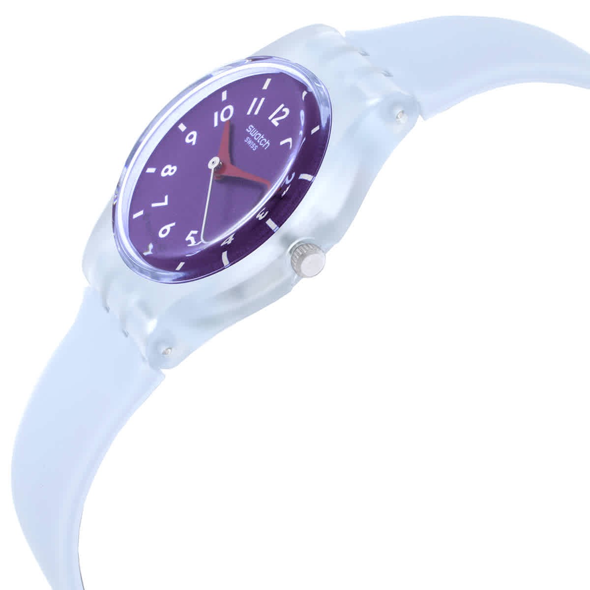 Swatch Powder Plum Quartz Ladies Watch LL126
