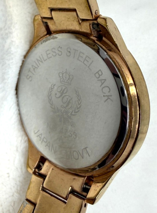 Women’s Watch Rose Gold Tone 6″ Band & Dial | PD PREMIER DESIGNS | NEW BATTERY