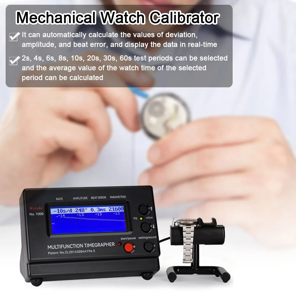 Weishi No.1000 Timing Timegrapher Accuracy Mechanical Watch Tester Calibrator