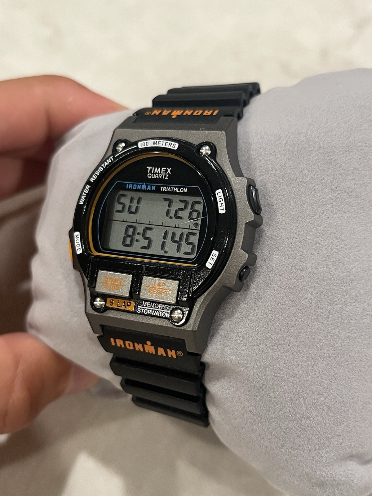 Timex Men’s Ironman 8 Lap TW5M54300 Digital Sport Watch 39mm Japan Reissue