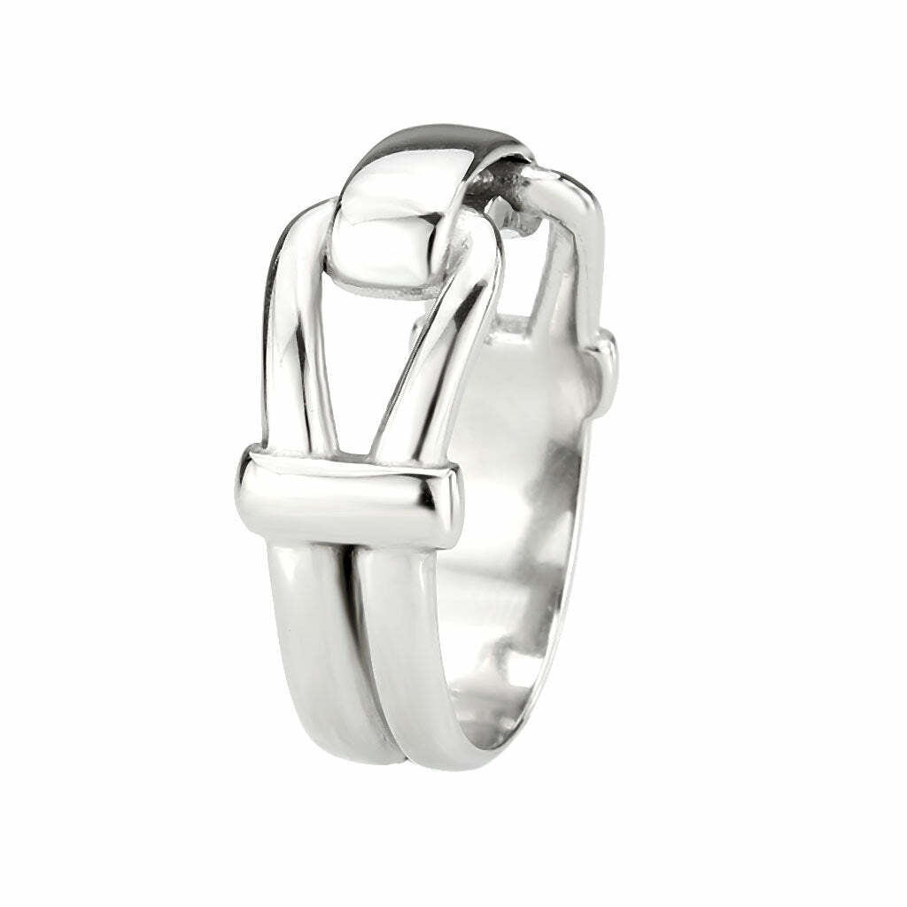 TK3803 – High polished (no plating) Stainless Steel Ring with NoStone in No