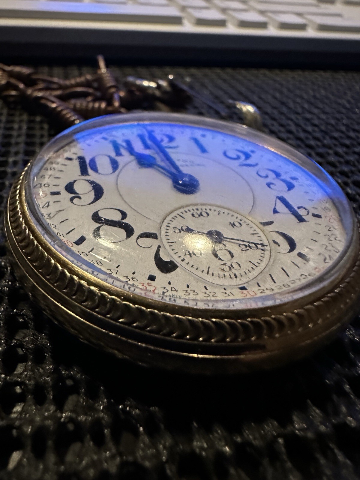 ANTIQUE 16S HAMILTON RAILWAY 992B POCKET WATCH – 21 JEWELS – 6 POSITION WORKING