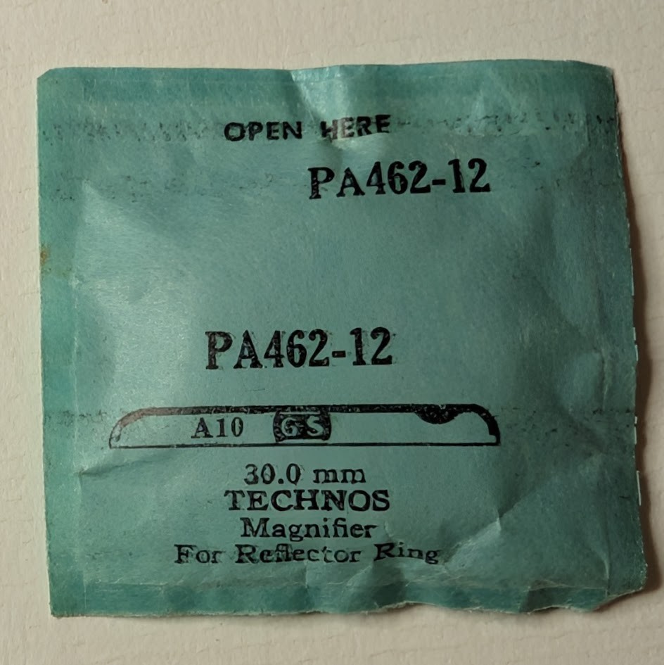GS PA462-12 Watch Crystal 30.0mm Technos NOS Vintage Replacement