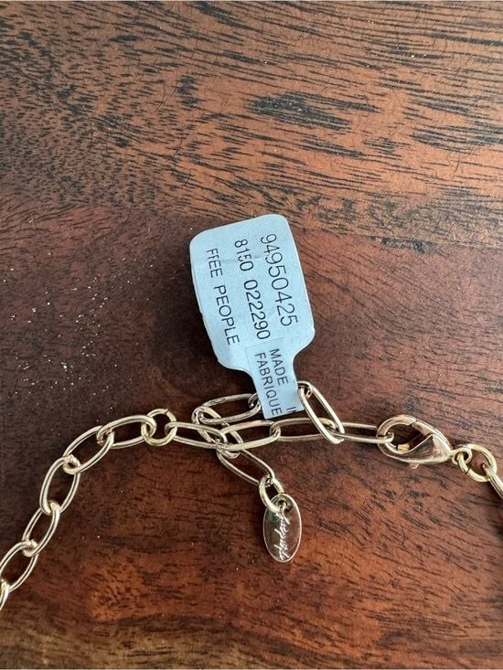 Free People Maxamillion Charm Hearts Necklace — NWT