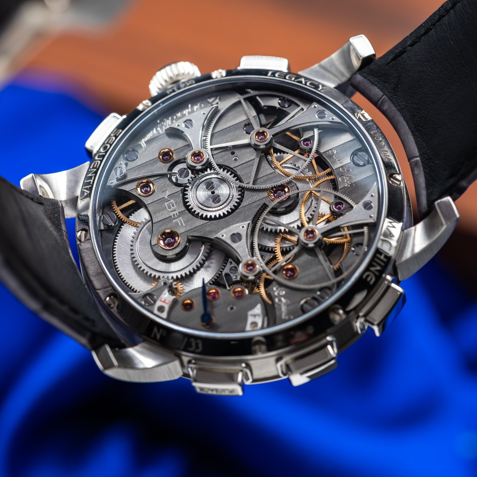 MB&F Legacy Machine(LM) Sequential Flyback Platinum Dual Chrono Flyback 10.PL.BU