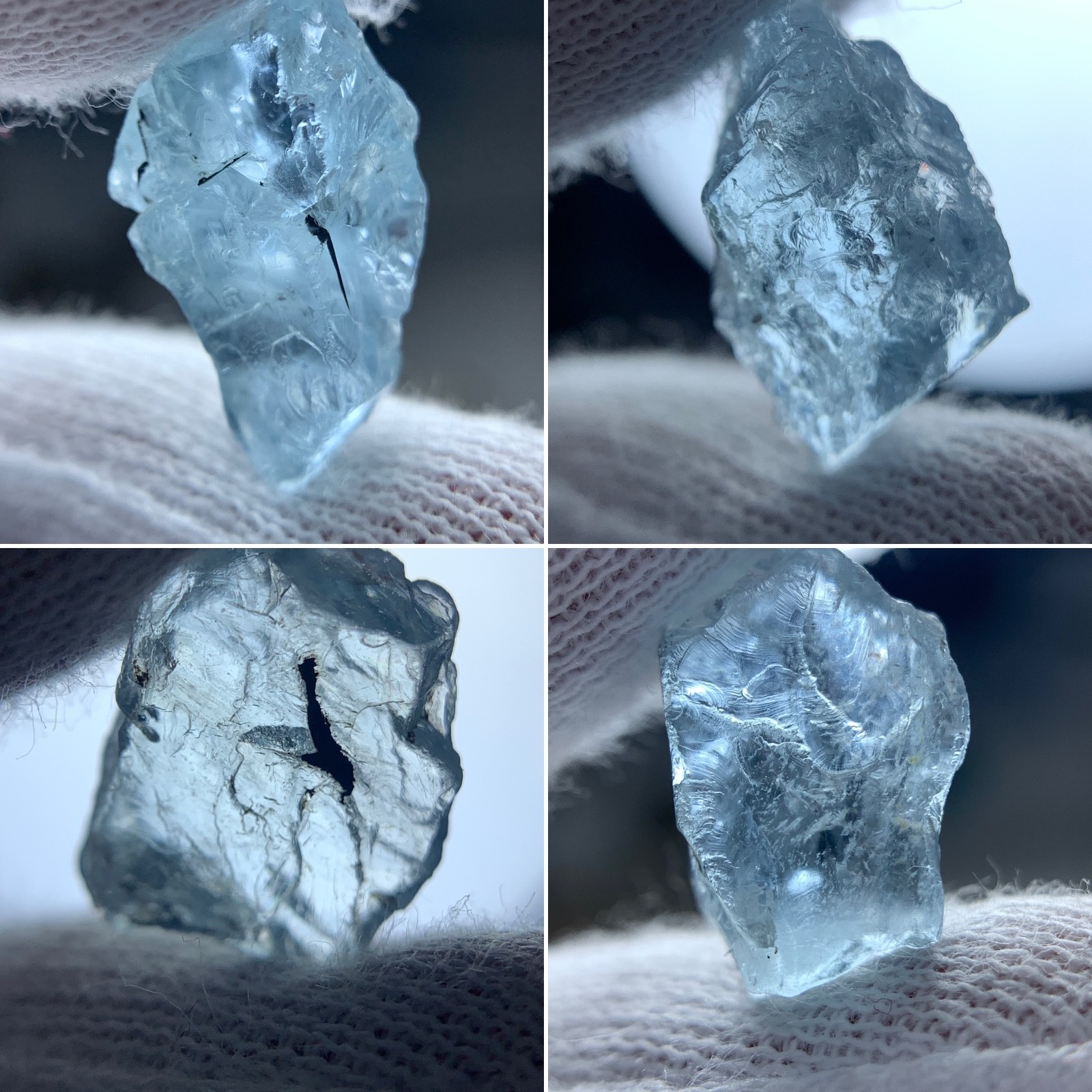 32 Carats Gorgeous Nice Color Aquamarine lot from Mozambique