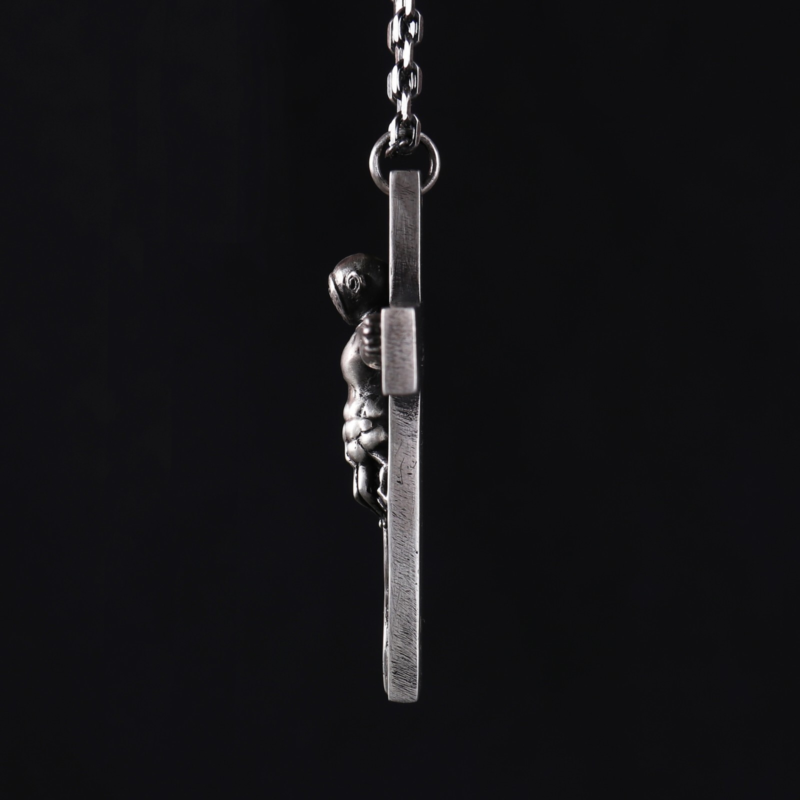 Silver 925 NEON GENESIS EVANGELION Lilith Necklace Nerv Cross Pendant